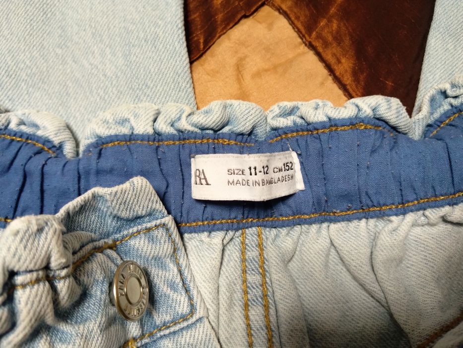 Spodnie dziewczęce dżinsowe 152cm