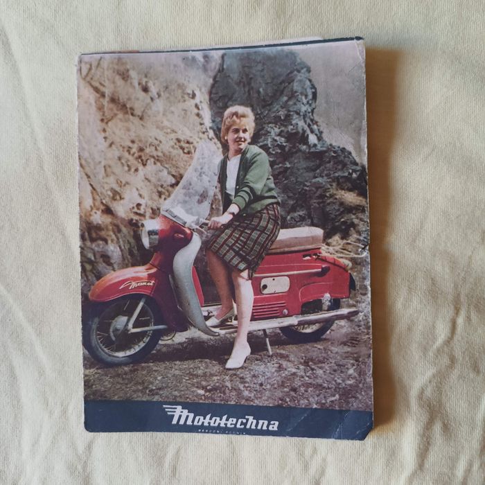 Prospekt reklamowy z Mototechna skuter Manet S 100