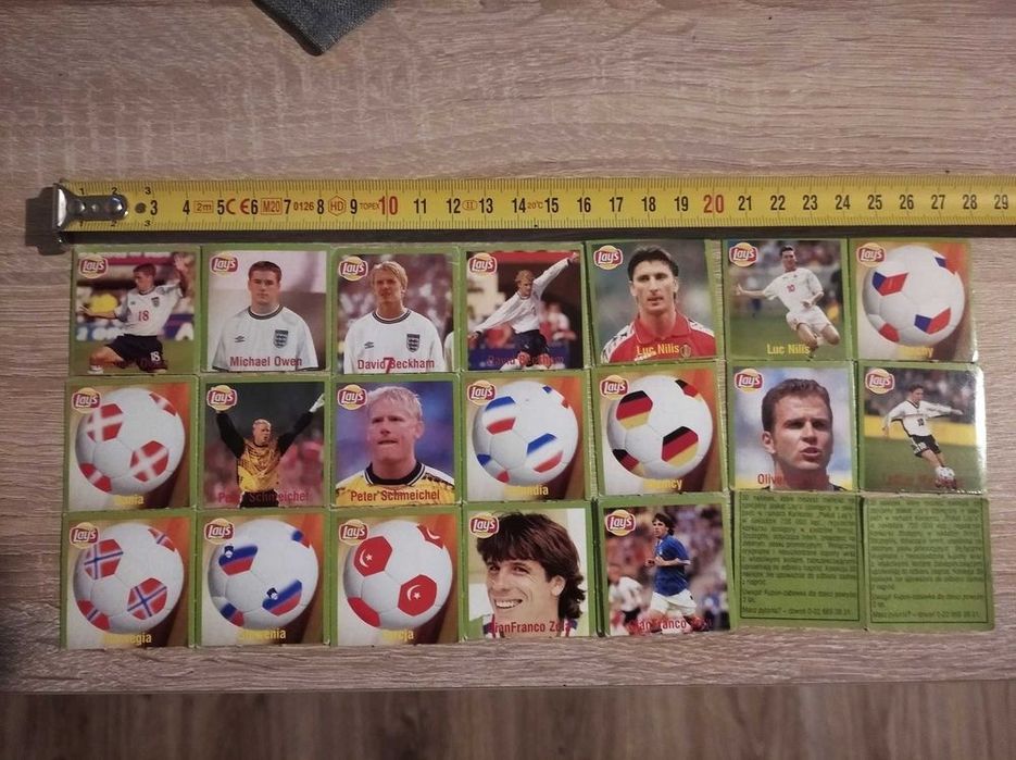 Naklejki Euro 2000 Lays Gwiazdy Futbolu