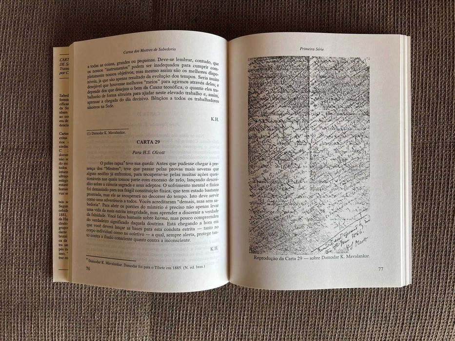 Livro Teosofia Sociedade Teosófica Cartas dos Mestres da Sabedoria