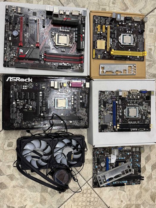 Материнська плата Asus z170/h61/h81 + Водянка лот