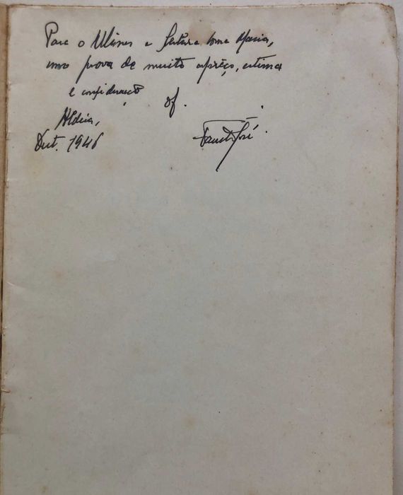 Dona Donzela Senhorinha - Fausto José - Dedic: ao Dr. Ulisses Canijo