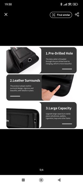 Bolsa multimédia para AUDI