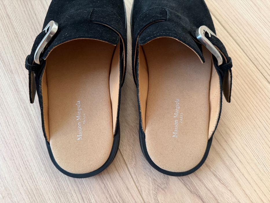 New Nowe Maison Margiela Zamszowe Klapki Slides