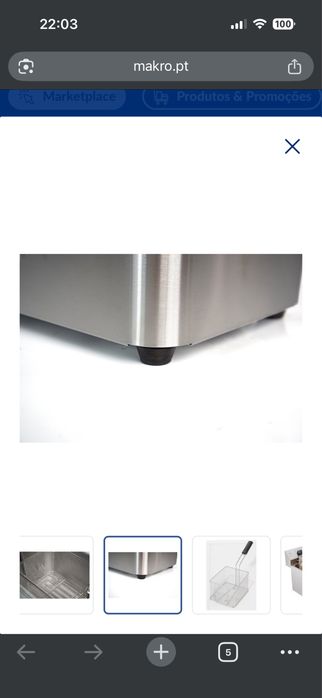 Fritadeira Elétrica METRO Professional 8L — Como Nova
