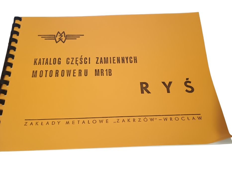 Nowa książka katalog części Ryś mr1B