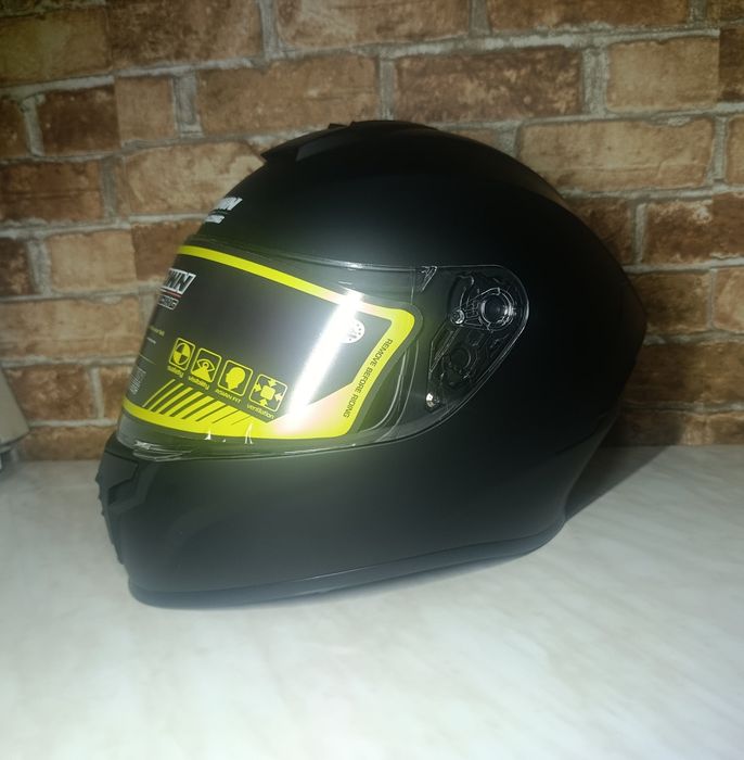 Новий мотошолом Crown Racing L , мотоциклетний шолом . Шлем , мотошлем