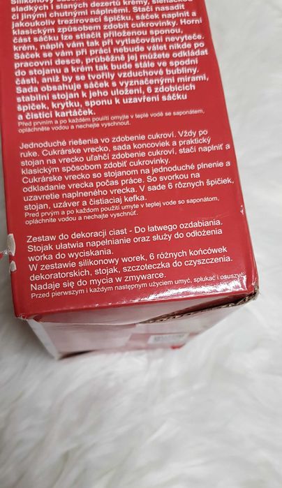 Rękaw cukierniczy worek silikonowy do dekoracji ciast tortów zestaw