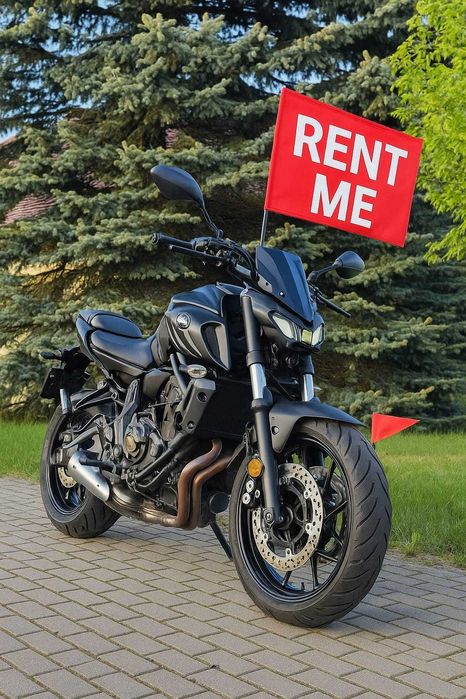 Wynajem Yamaha MT07 wypożyczalnia
