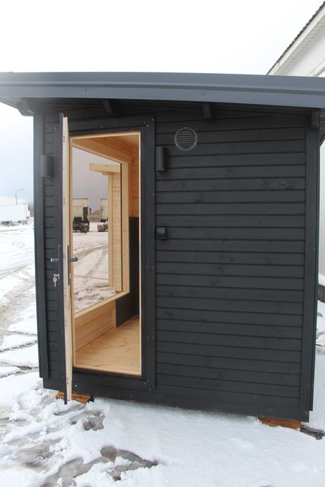 Sauna BOX piec na drewno/ Sauna nowoczesna