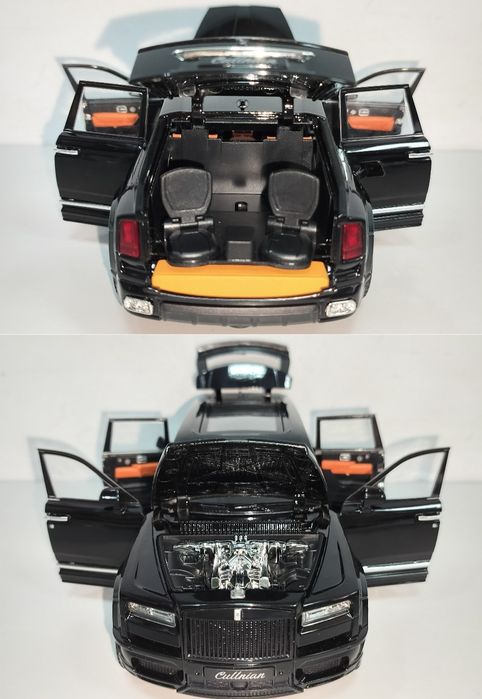 Rolls-Royce CULLINAN модель 1:24 CHE ZHI Метал Звук Свет