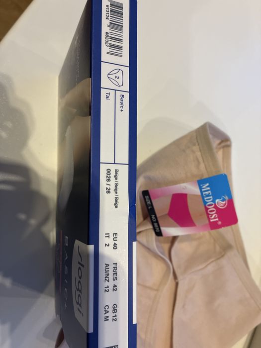 Majtki beżowe M 3 pary