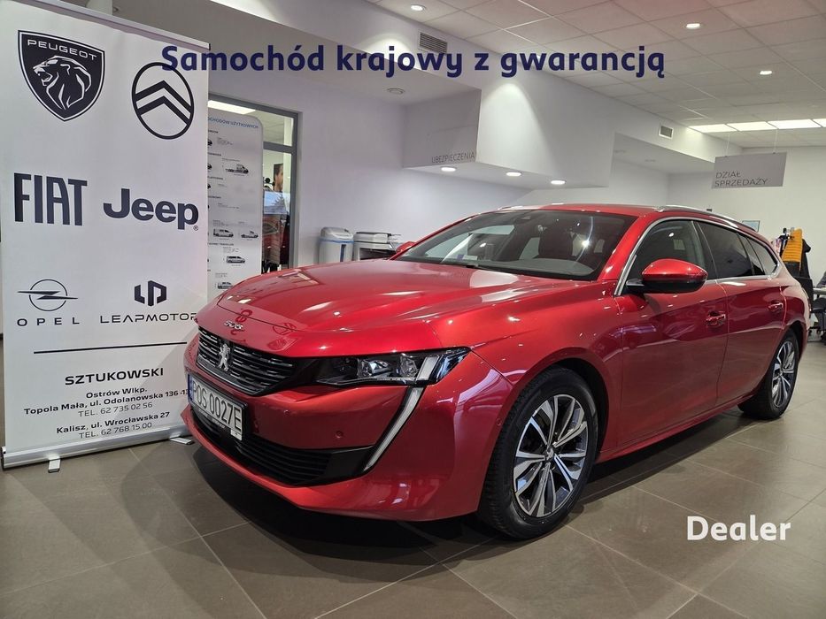 Peugeot 508 1.5 BlueHDi Allure Pack 130KM EAT8 SalonPL Gwarancja Dealer Vat23%