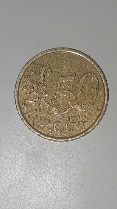 Moeda de 50 centimos rara.