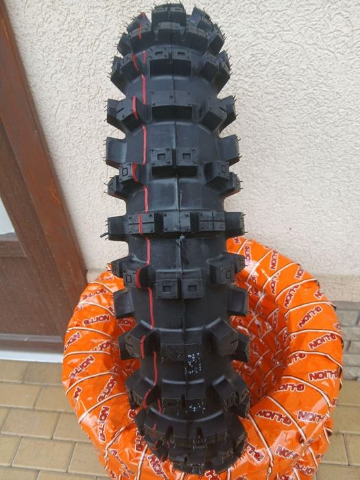 Мото шина 120/100-18 (G-Lion) красная полоска жесткая