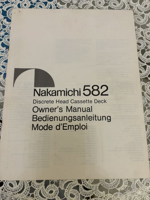 Piekny Komplet Nakamichi 530 i 582 amplituner i magnetofon
