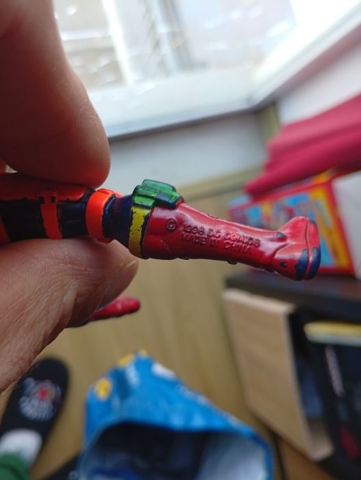 Conjunto de figuras dc e marvel antigas