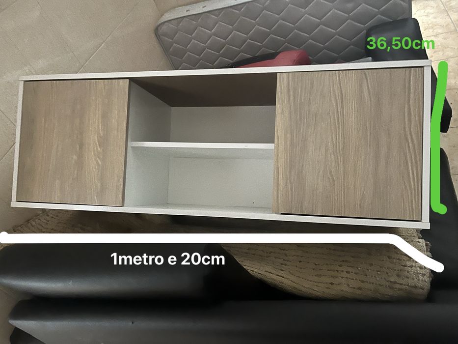 Movel tv com duas portas as medidas encontra se na imagem