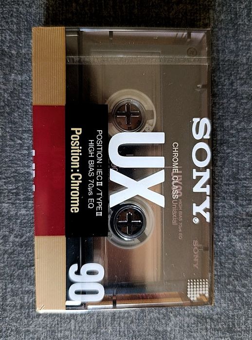 Kaseta SONY UX 90 Chrome Made in Japan