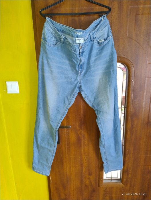 Page one 46 jeansy skinny damskie