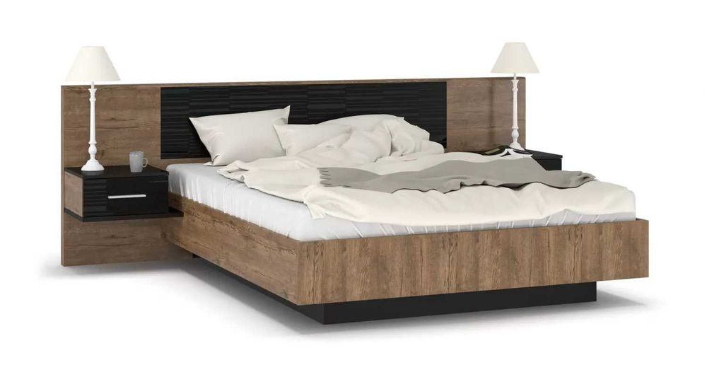 АКЦИЯ! Кровать МИСТИ 160х200 + прикроватные тумбы в комплекте 2В1