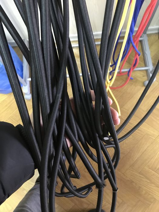 Борцовская резина жгут в тканевой оплетке в разных цветах 6.8.10.12 мм