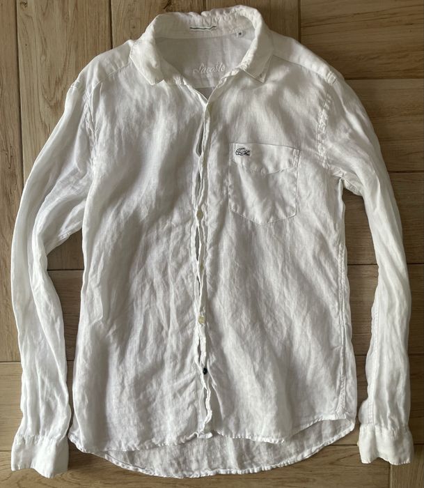 2x Camisas Lacoste (Branco/Azul Claro)