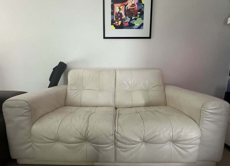 Conjunto de dois sofas em pele LasCasas