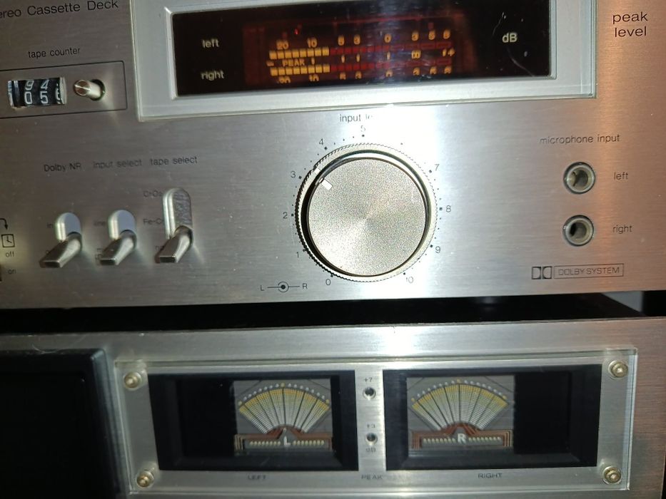 Technics M 15 deck magnetofon aluminium
