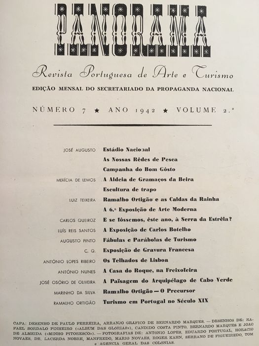 Panorama. Cabo Verde-Elvas-Serra da Estrela-Marão