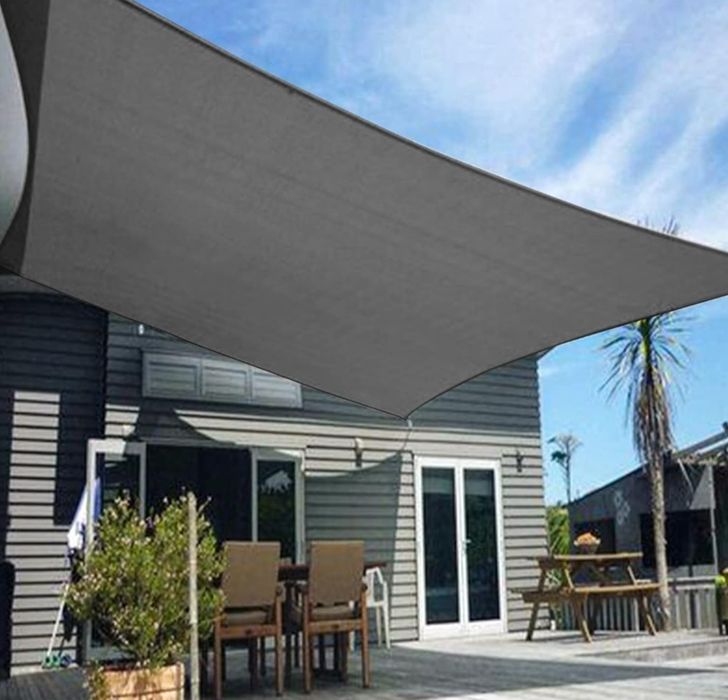 AXT SHADE żagiel przeciwsłoneczny na balkon taras 4m x 6m HDPE