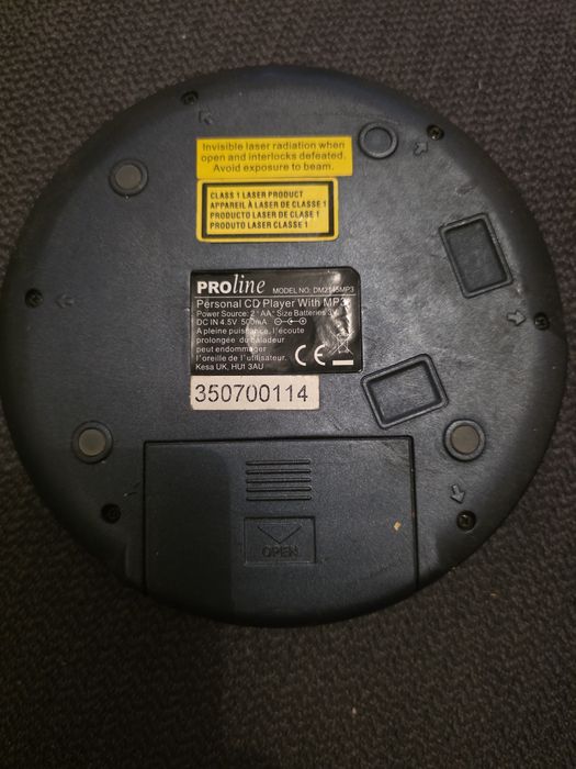 Przenośny odtwarzacz CD / MP3 Discman Proline DM2145MP3 retro y2k