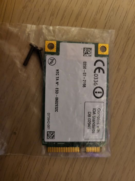 Karta sieciowa Wi-Fi intel 4965AG MM2