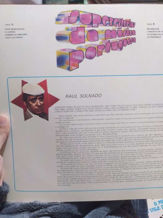 Super estrelas portuguesas vinil Raul Solnado