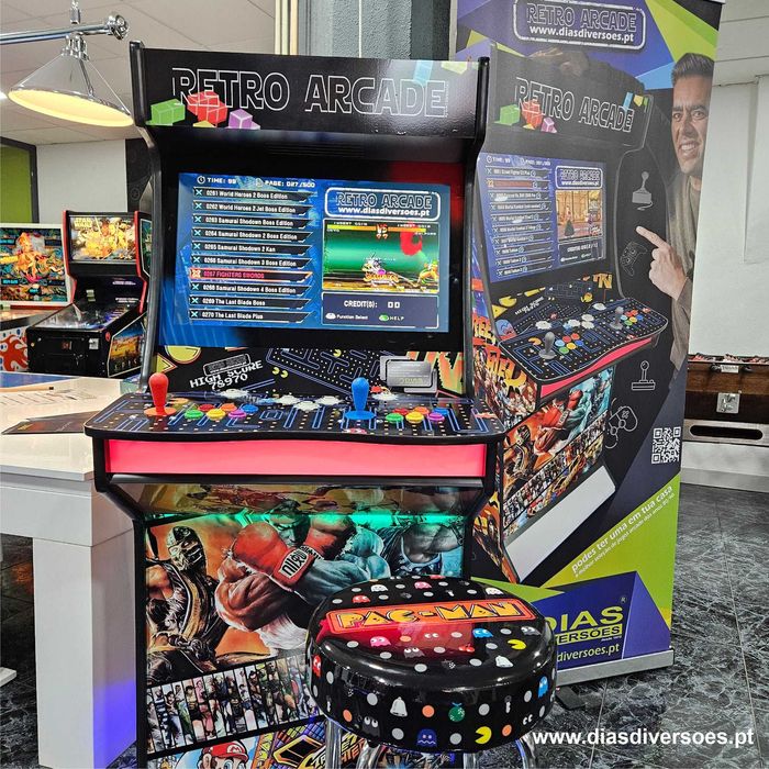 Retro Arcade - Novas (Somos os fabricantes)