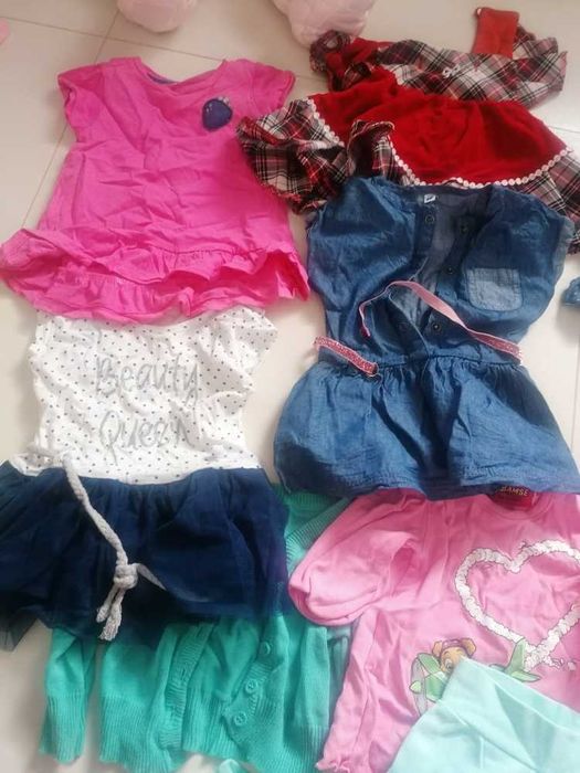 Paka ubrań dziewczynka 62-68