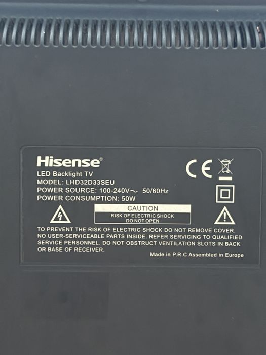 Телевізор Hisense 32”