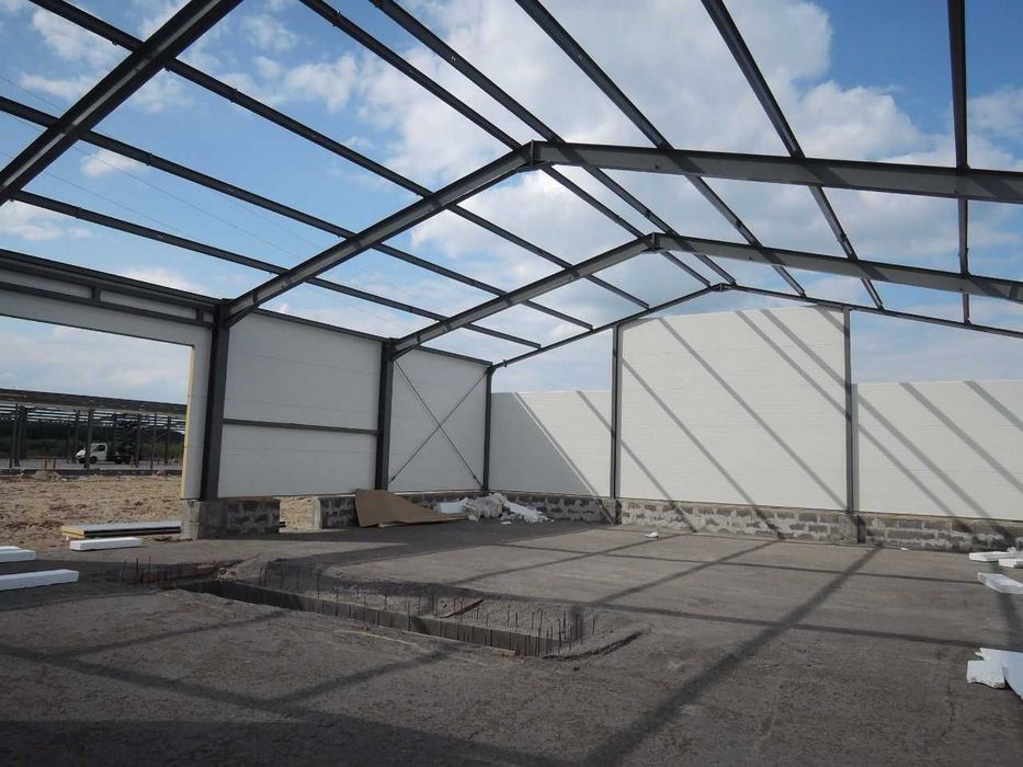 Konstrukcja Stalowa hali hala wiata 15m20m5m