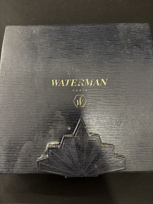 Caneta Waterman Night and Day 18k 750 silver