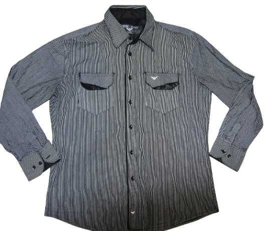EMPORIO ARMANI XXL koszula męska jak nowa w paseczki