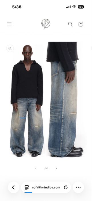 nofaithstudios джинси