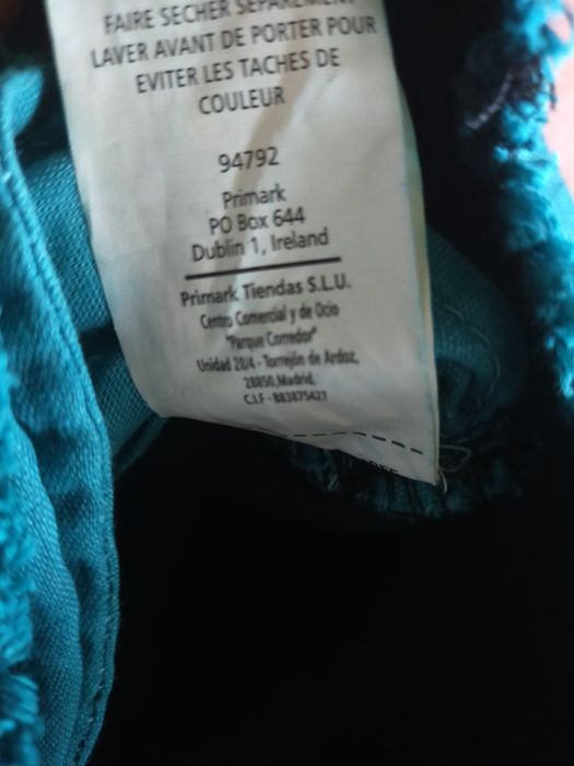 Szorty, spodenki Primark, niebieski petrol, rozmiar 40-42, 14