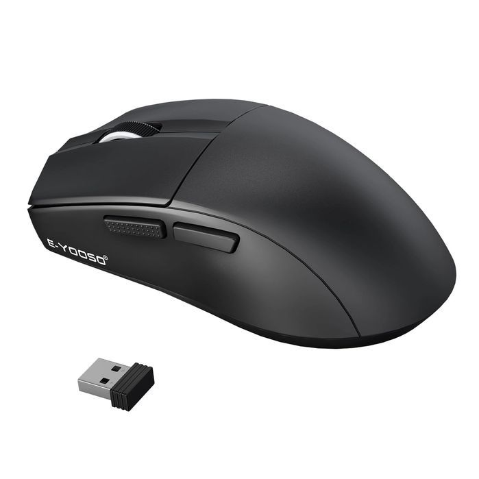 e-yooso Gaming Mysz Bezprzewodowa 26K DPI, Lekka i Ergonomiczna X-44
