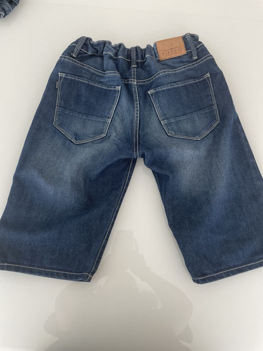 Calções de ganga com elástico rapaz 13/14 anos Tiffosi