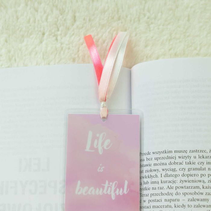 Zakładka do książki - life is beautiful