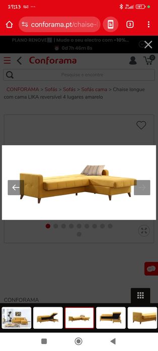 Vendo sofá cama chaise long