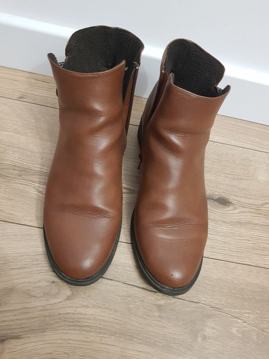 Buty damskie brązowe