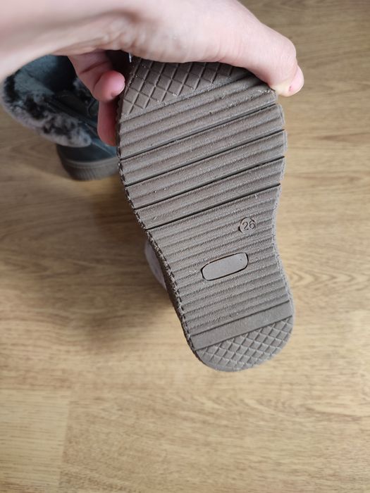 Buty zimowe botki traperki dziewczęce r.26