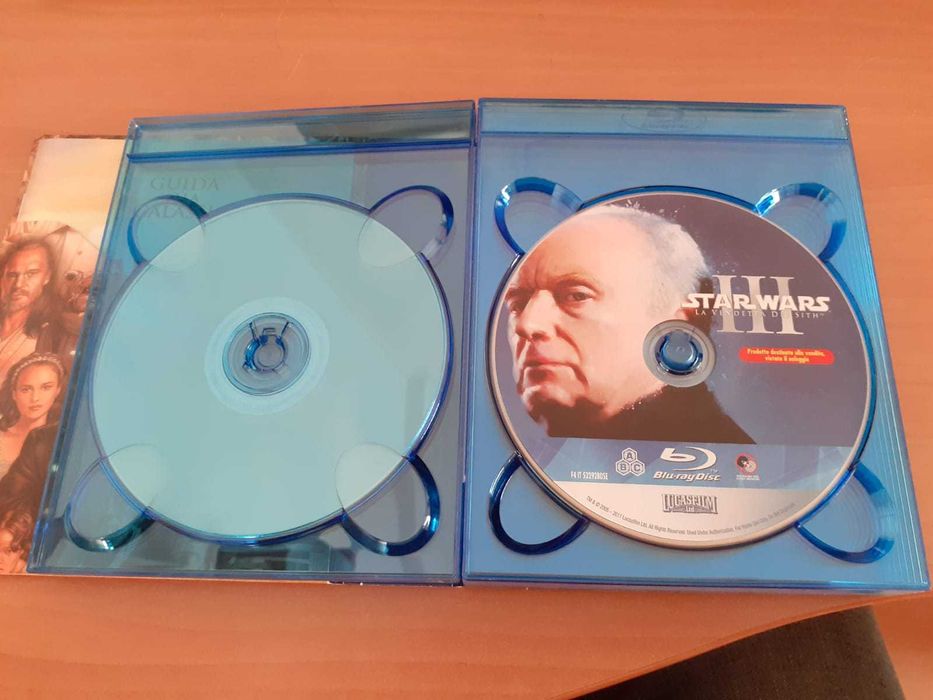 Star Wars Blu-Ray - Coleção (Eps. 1-6 + extras) - 9 discos