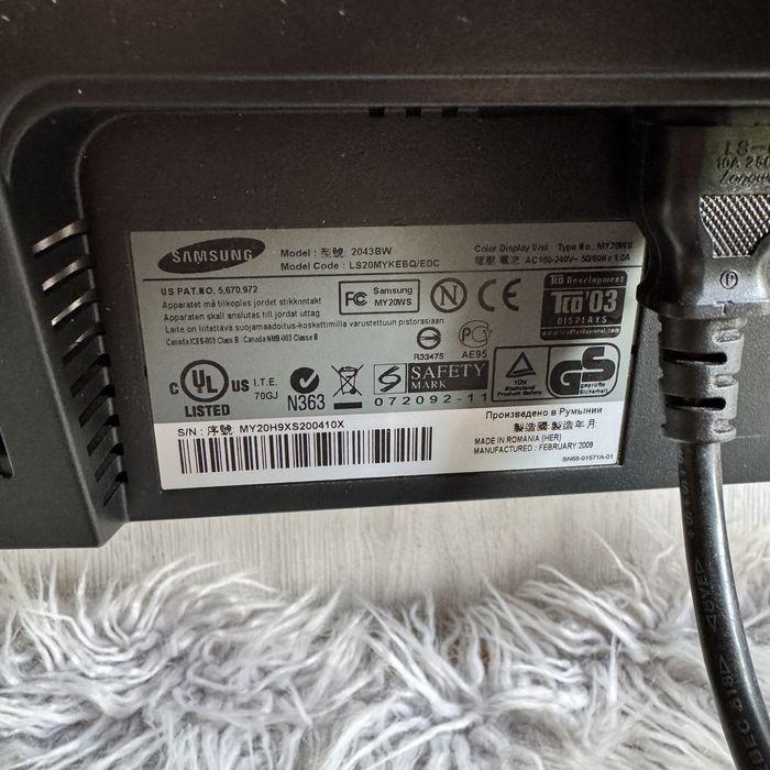 Samsung Monitor 2043BW